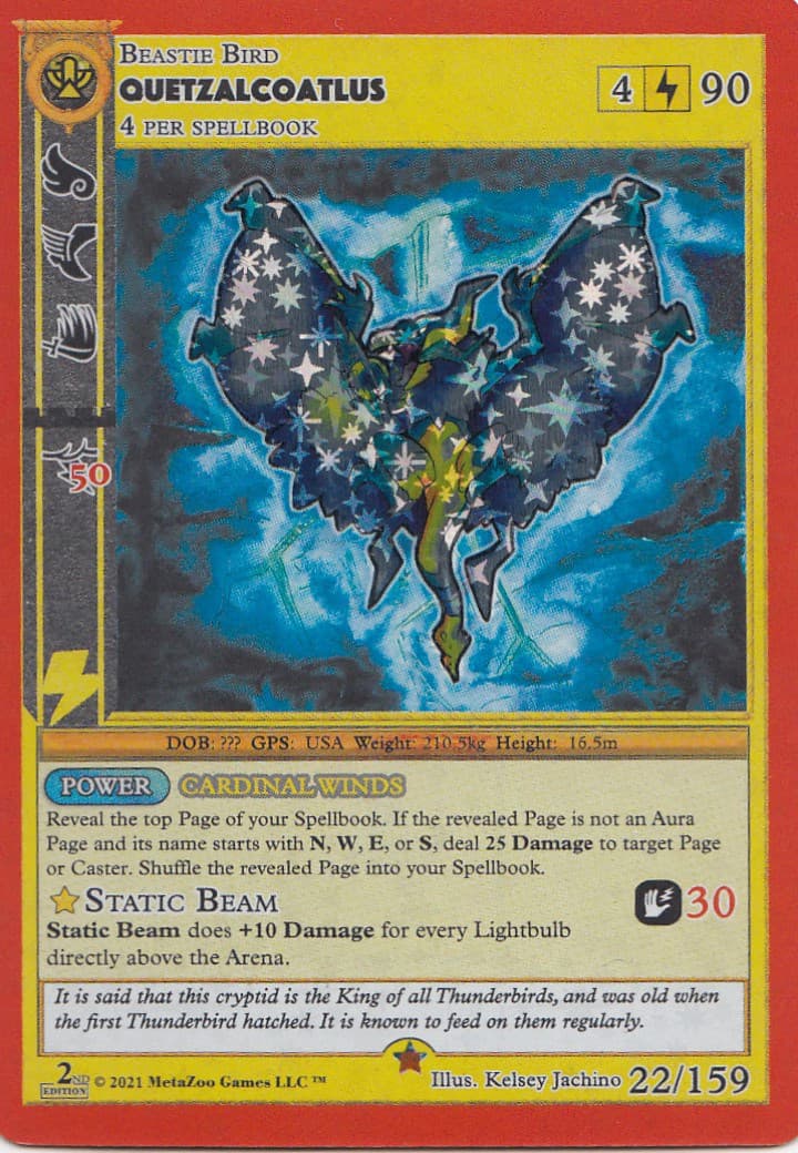 Quetzalcoatlus — Cryptid Nation: Second Edition card