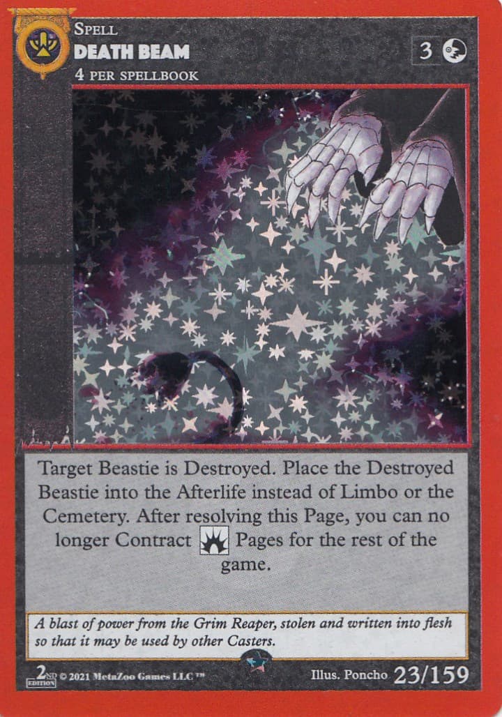 Death Beam — Cryptid Nation: Second Edition card