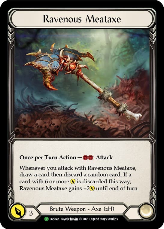 Ravenous Meataxe - LGS047 — Flesh and Blood: Promo Cards card