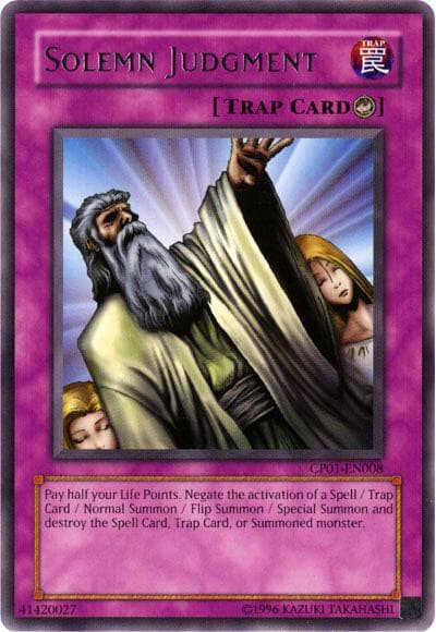 Solemn Judgment — Champion Pack 1 card