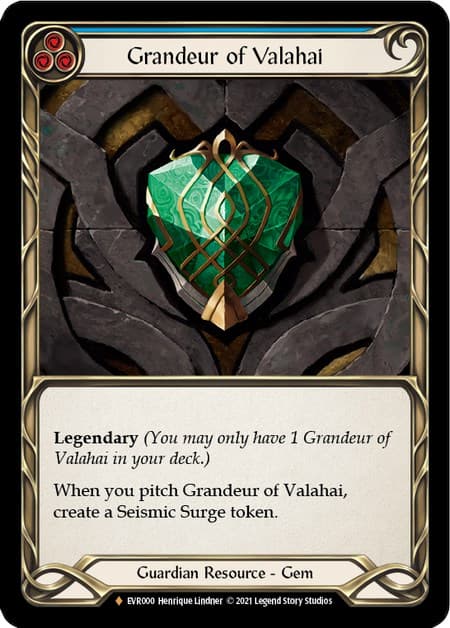 Grandeur of Valahai — Everfest card