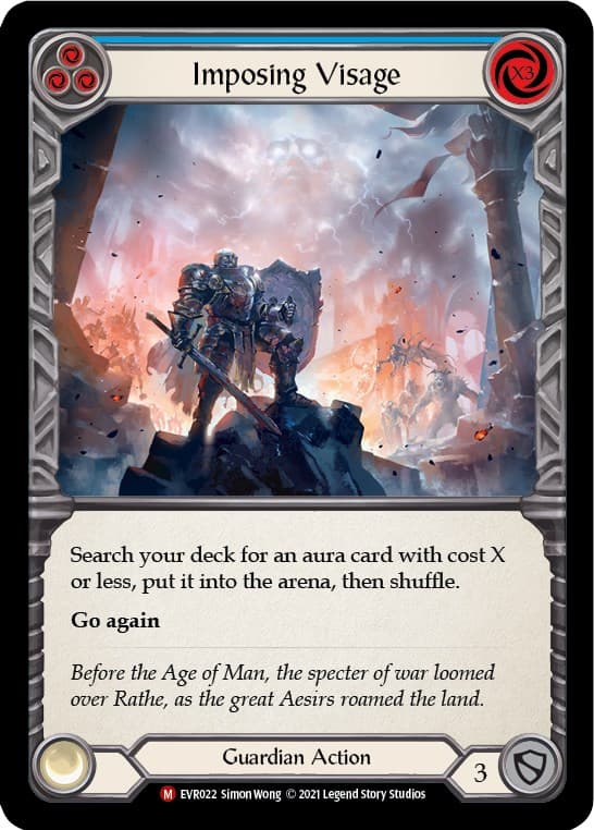 Imposing Visage — Everfest card