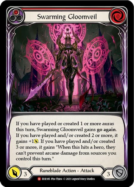 Swarming Gloomveil — Everfest card