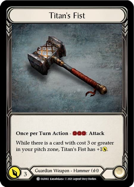 Titan's Fist — Blitz Deck: Tales of Aria - Oldhim card