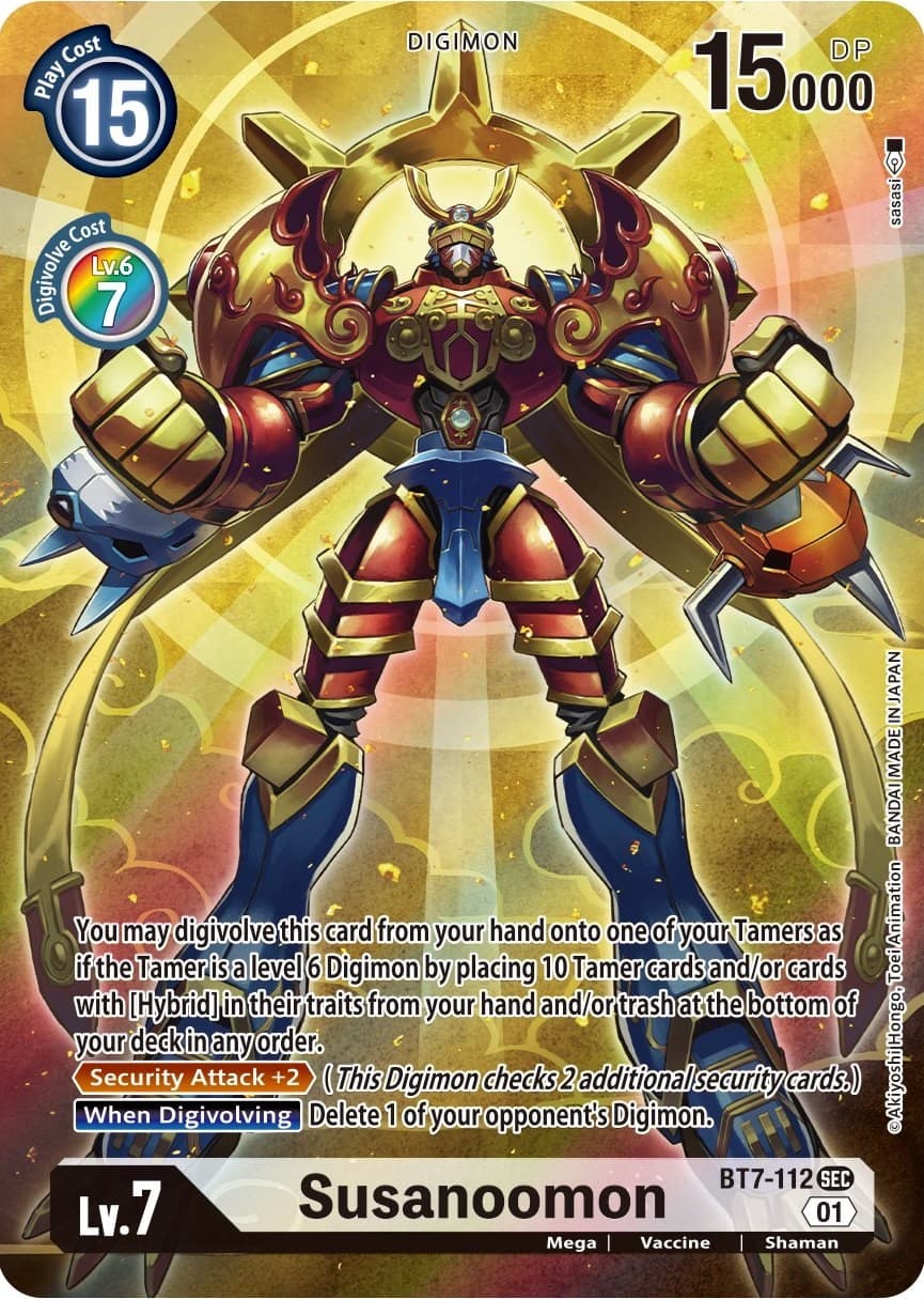 Susanoomon (Alternate Art) — Next Adventure card