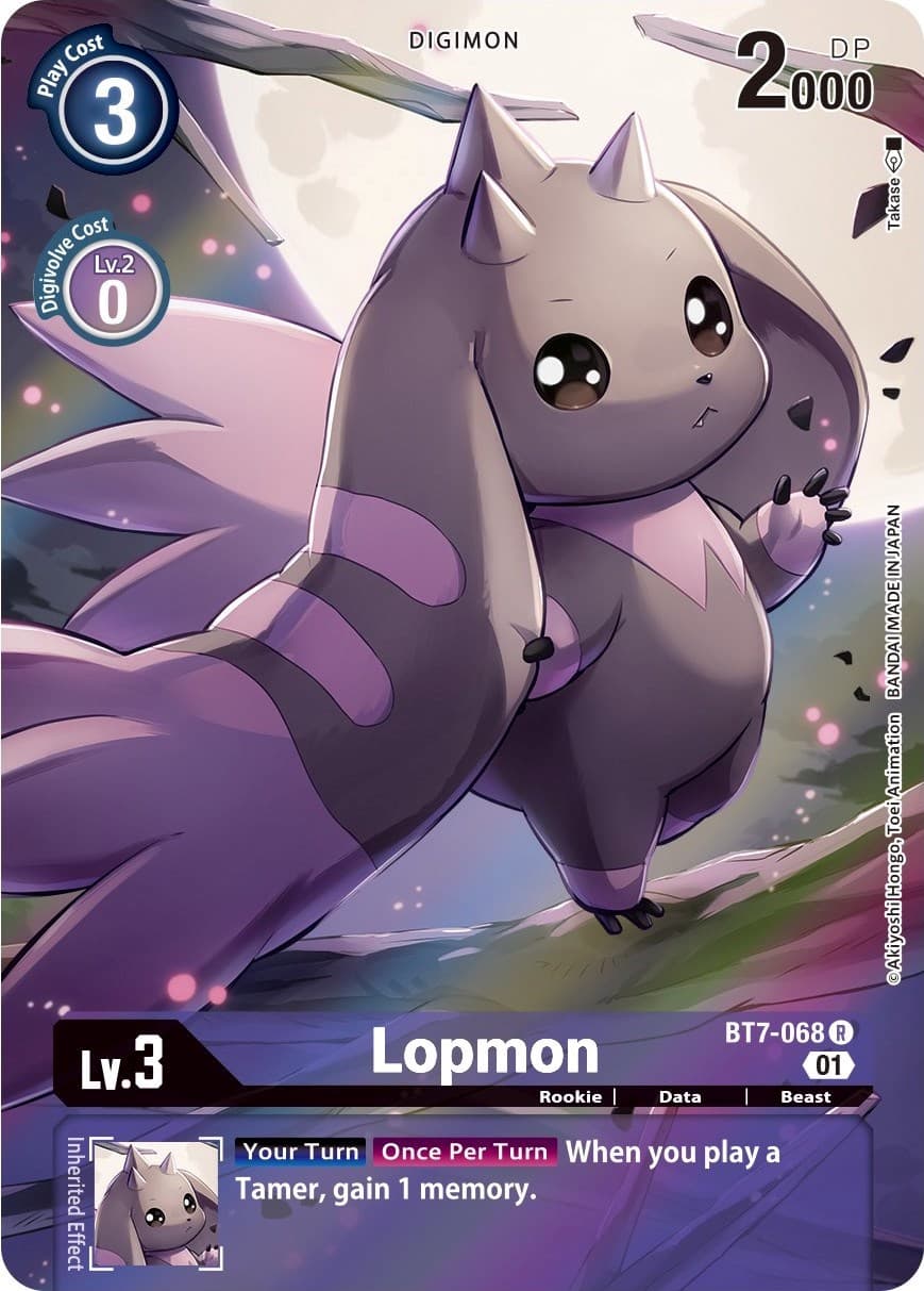 Lopmon (Alternate Art) — Next Adventure card