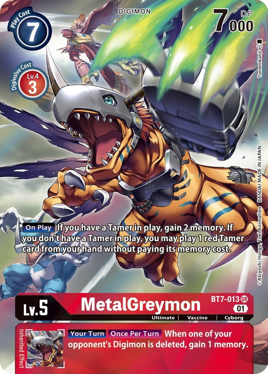 MetalGreymon (Alternate Art) — Next Adventure card