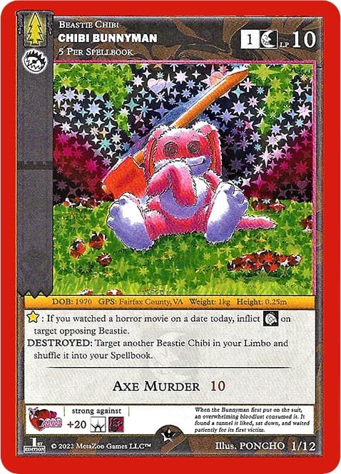 Chibi Bunnyman — Valentine’s Day Holiday Box 2022 card