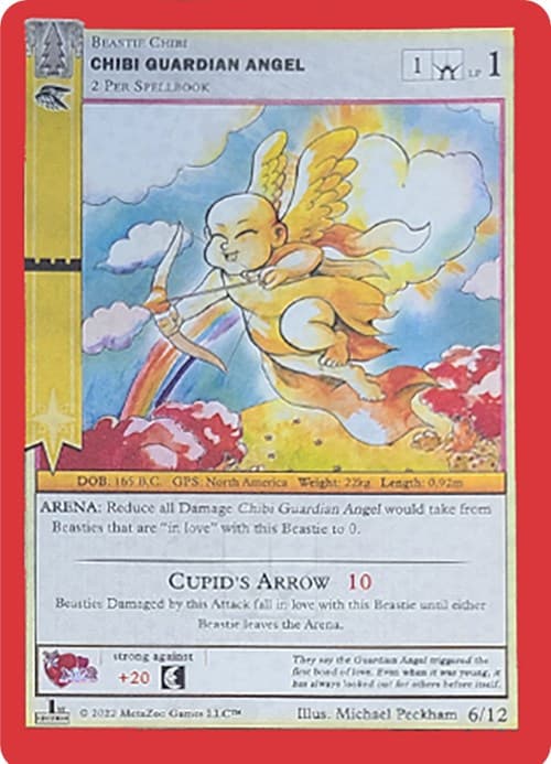 Chibi Guardian Angel — Valentine’s Day Holiday Box 2022 card