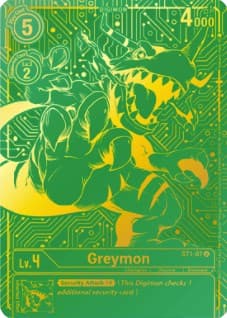 Greymon - ST1-07 (2021 Championship Finals Top 16) — Starter Deck 01: Gaia Red card