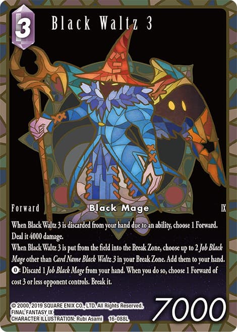 Black Waltz 3 (Full Art) — Emissaries of Light card
