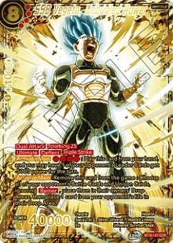 SSB Vegeta, Unbridled Power (God Rare) — Realm of the Gods card