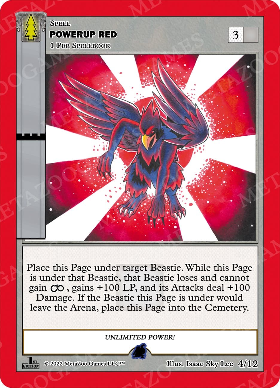 Powerup Red (Water) — Wilderness: First Edition Tribal Theme Decks card