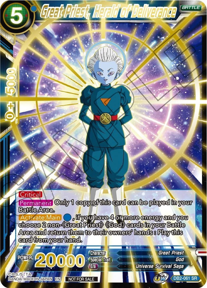 Great Priest, Herald of Deliverance (Alternate Art) — Tournament Promotion Cards card