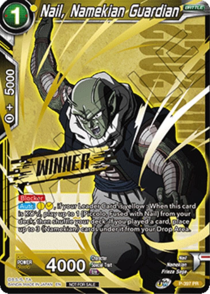 Nail, Namekian Guardian (Winner Stamped) (Championship Pack 2022 Vol.1) — Promotion Cards card