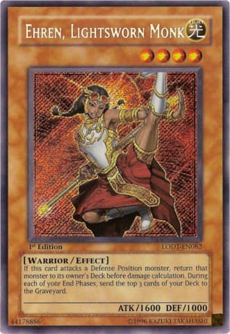 Ehren, Lightsworn Monk — Light of Destruction card