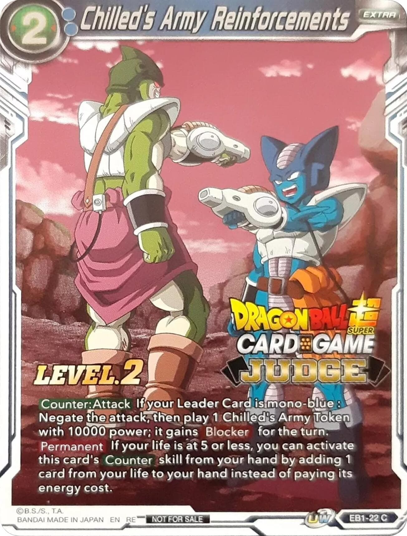 Chilled's Army Reinforcements (Level 2) (Judge) — Tournament Promotion Cards card