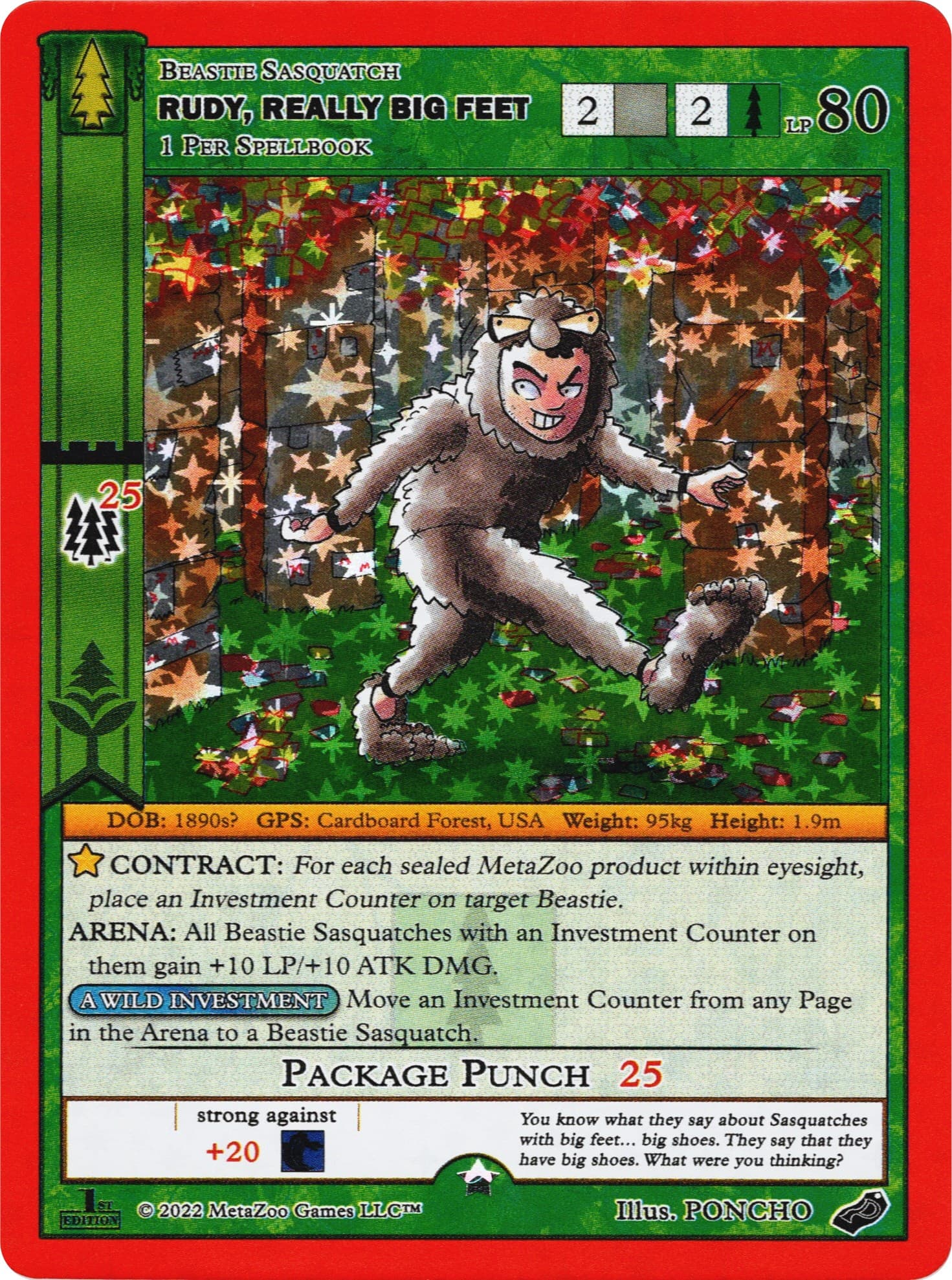 Rudy, Really Big Feet — Miscellaneous Promos card