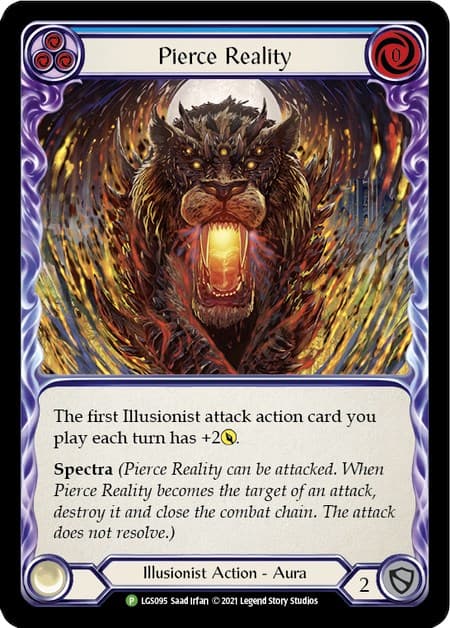 Pierce Reality - LGS095 — Flesh and Blood: Promo Cards card