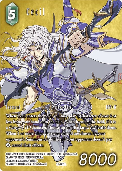 Cecil (Full Art) — Emissaries of Light card