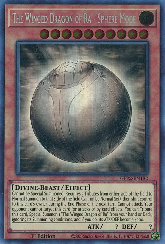 The Winged Dragon of Ra - Sphere Mode (Ghost Rare) — Ghosts From the Past: The 2nd Haunting card