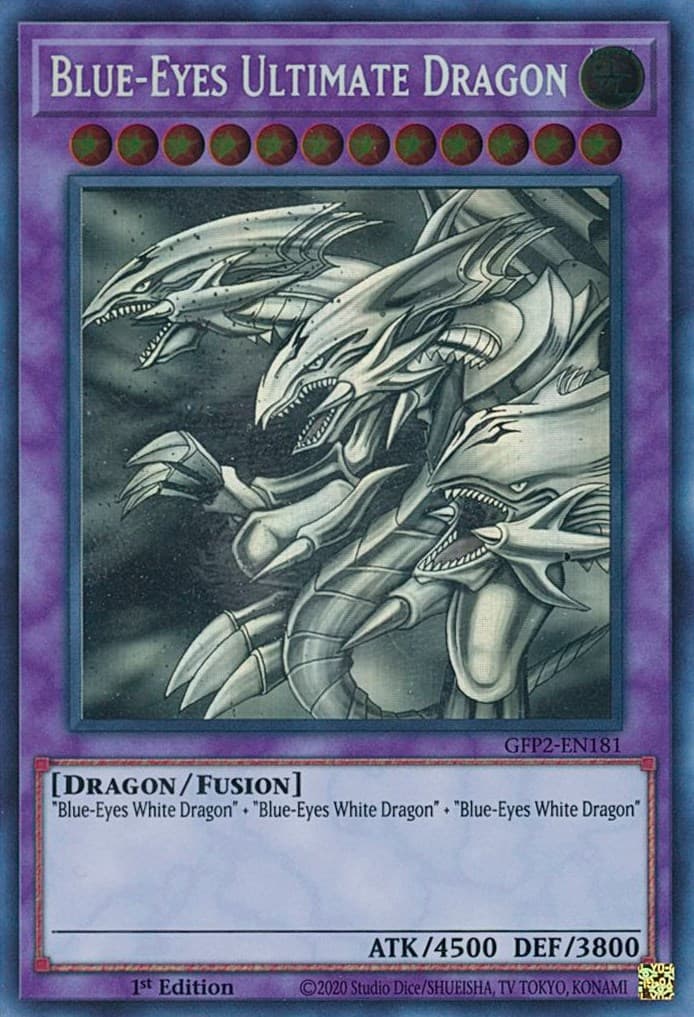 Blue-Eyes Ultimate Dragon (Ghost Rare) — Ghosts From the Past: The 2nd Haunting card