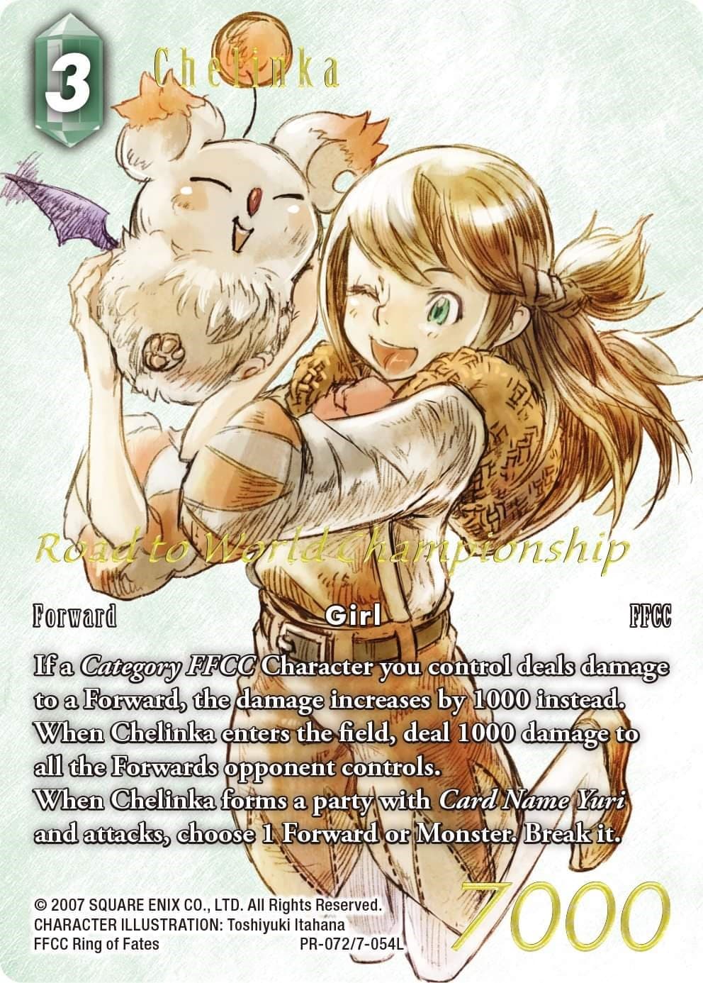Chelinka (Road to World Championship) — FF: Promo Cards card