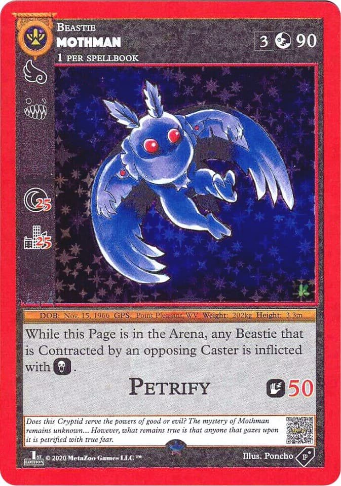 Mothman (Cryptid Nation: Kickstarter Edition Blister Promo) — Miscellaneous Promos card