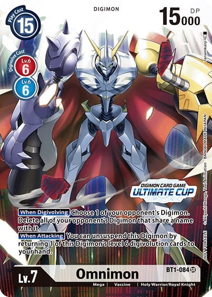 Omnimon - BT1-084 (Ultimate Cup 2022) — Release Special Booster 1.0 card