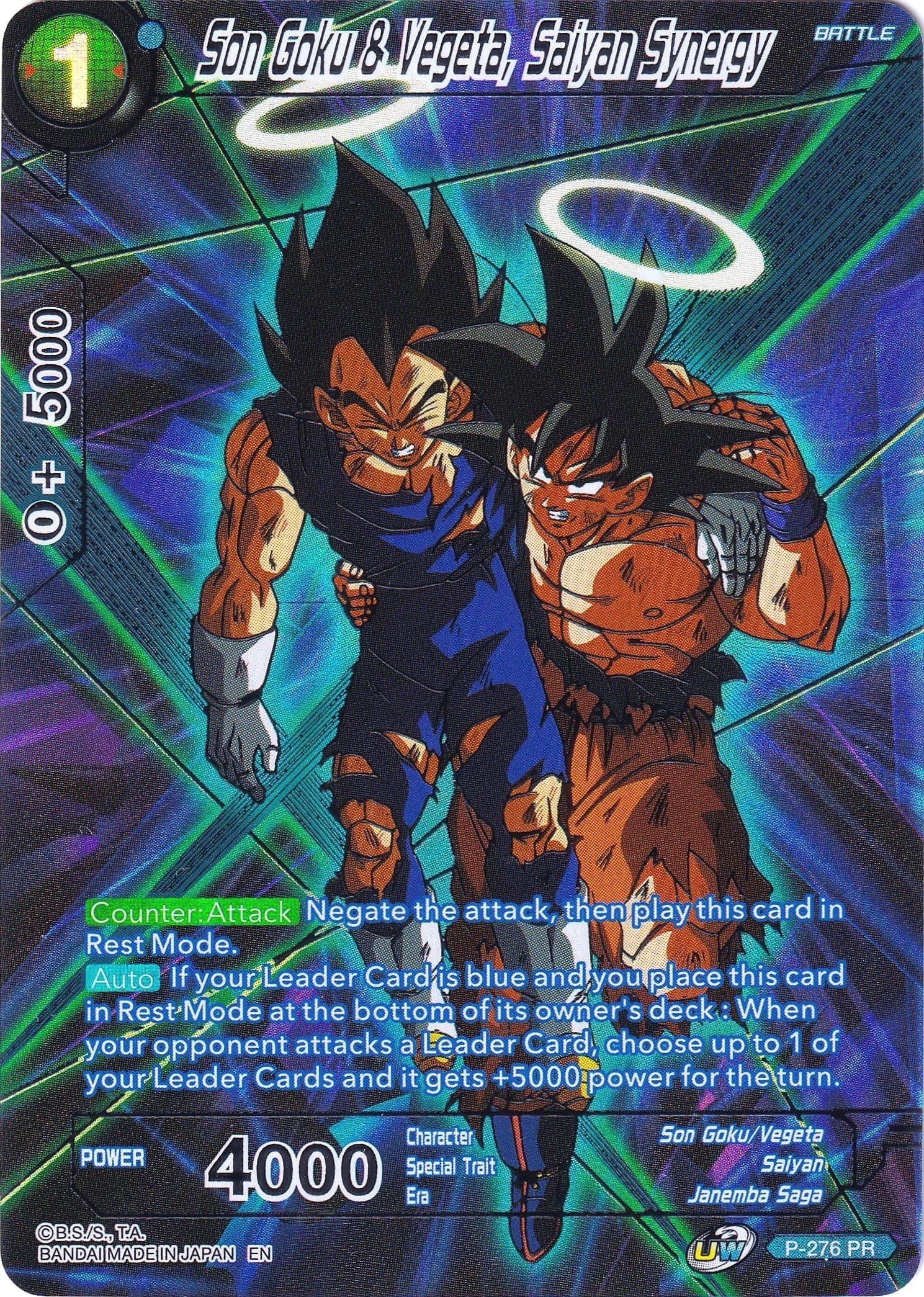 Son Goku & Vegeta, Saiyan Synergy — Collector's Selection Vol. 2 card