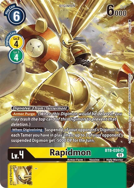 Rapidmon (Alternate Art) — New Awakening card