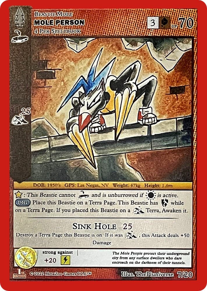 Mole Person — Fan Art Contest 2021 card