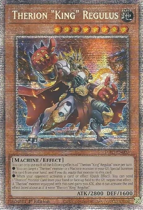 Therion "King" Regulus (Starlight Rare) — Dimension Force card
