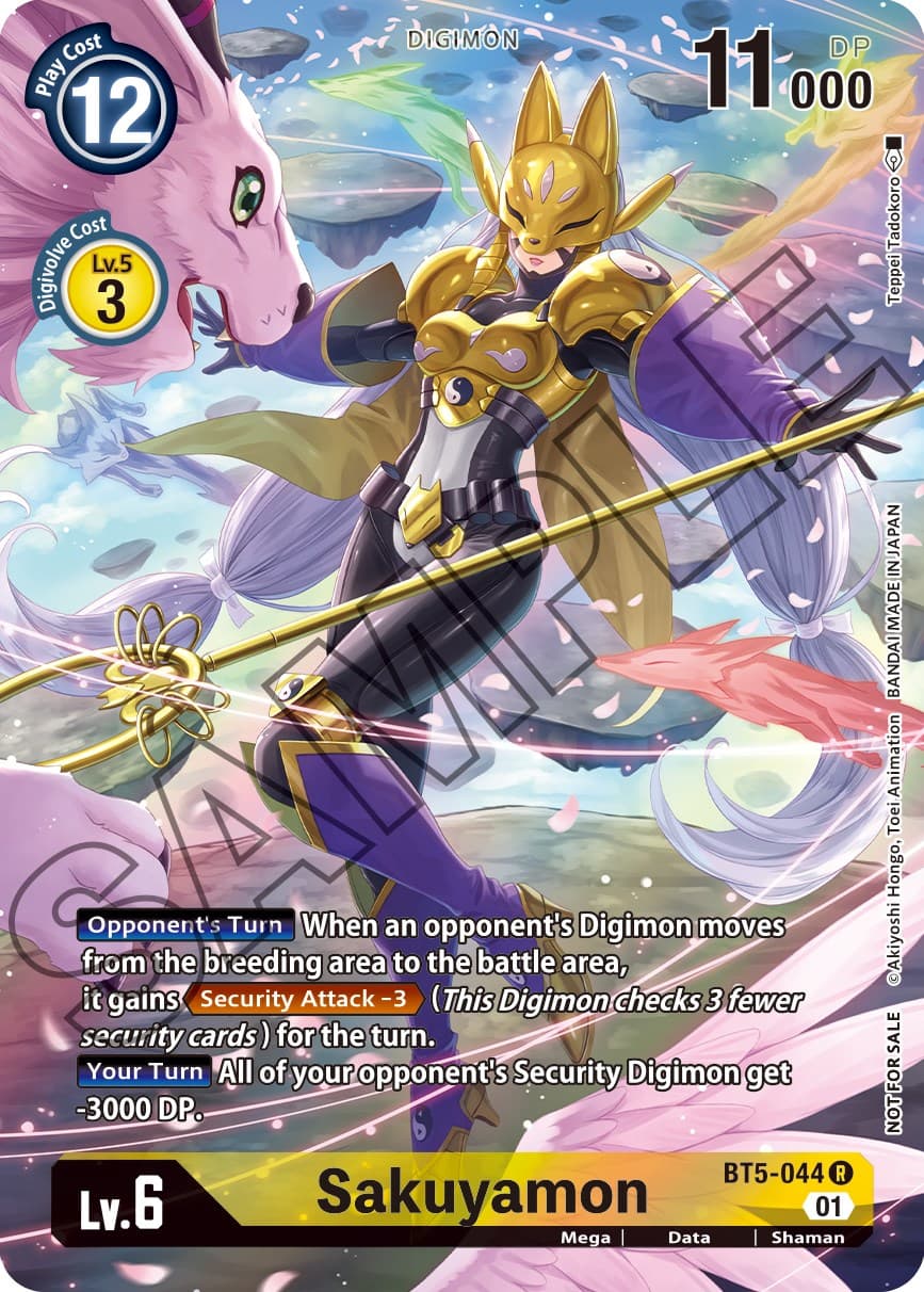 Sakuyamon (Tamer's Card Set 1) — Battle of Omni card