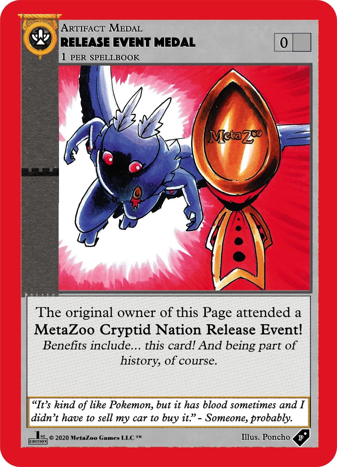 Release Event Medal (Kickstarter) — Medals card