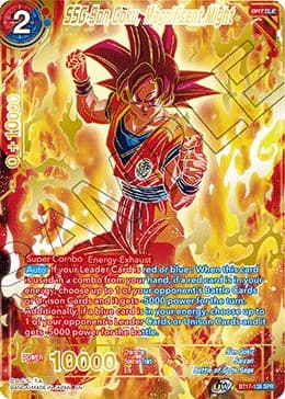 SSG Son Goku, Magnificent Might (SPR) — Ultimate Squad card