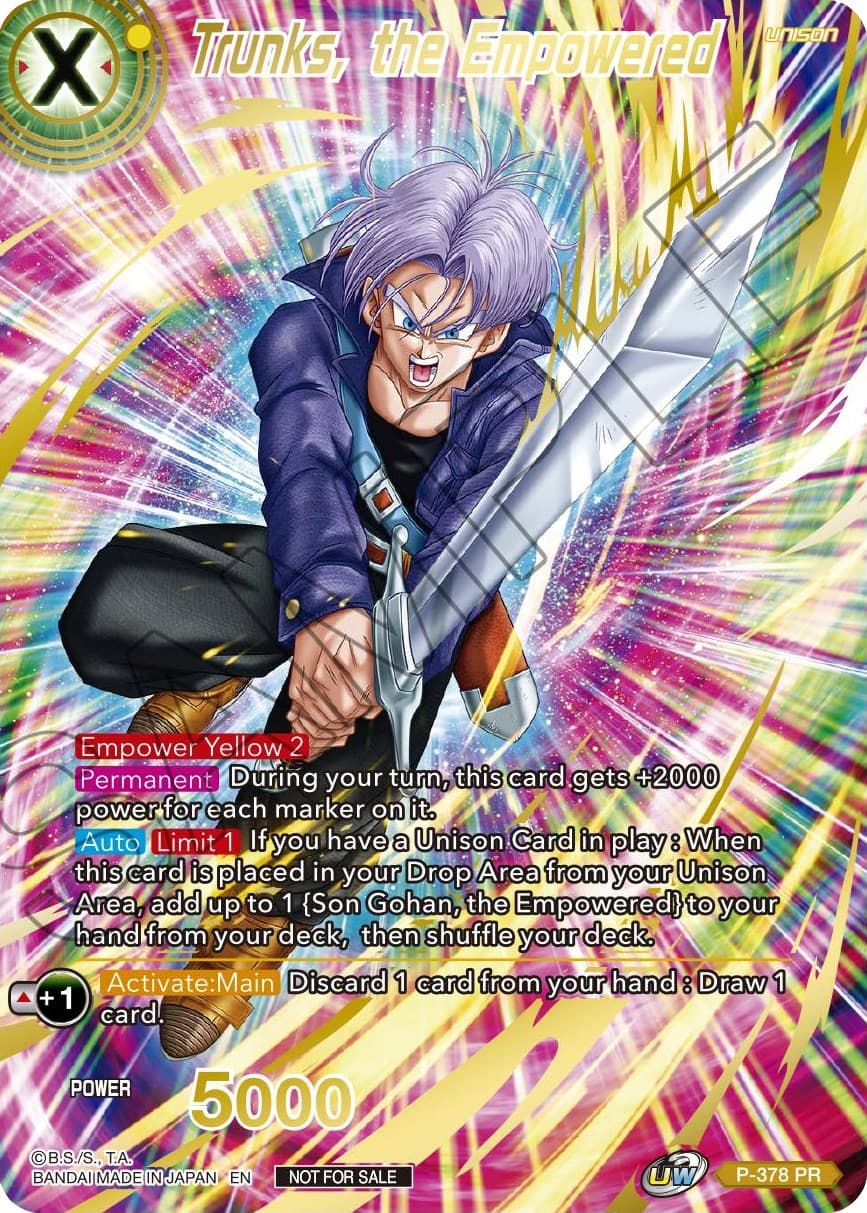 Trunks, the Empowered (Gold Stamped) — Promotion Cards card