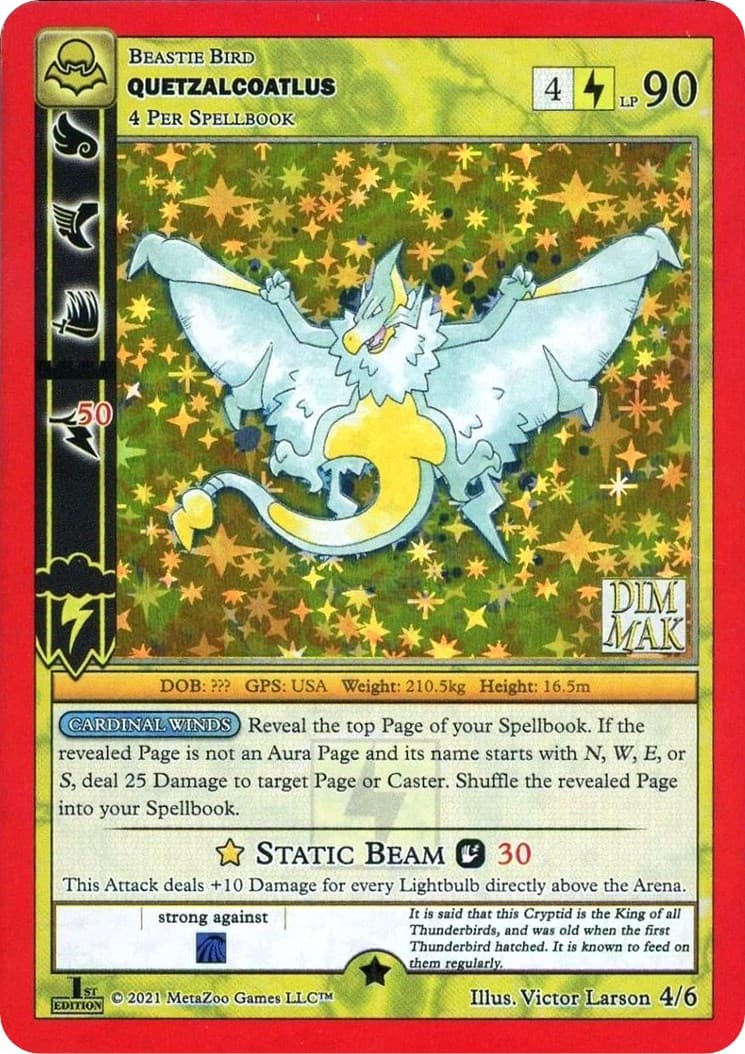 Quetzalcoatlus — Dim Mak Promos card