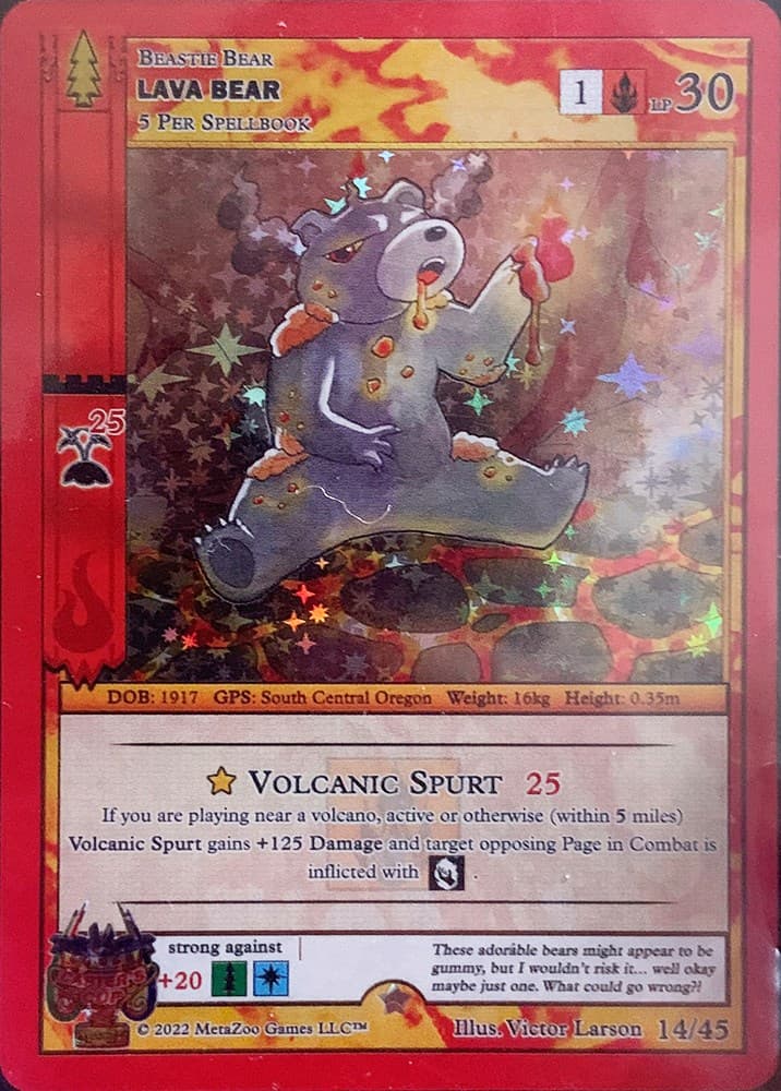 Lava Bear — Caster's Cup Promo Cards card