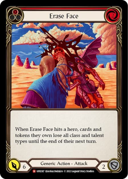 Erase Face — Uprising card