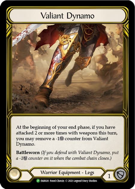 Valiant Dynamo (Golden) - FAB020 — Flesh and Blood: Promo Cards card