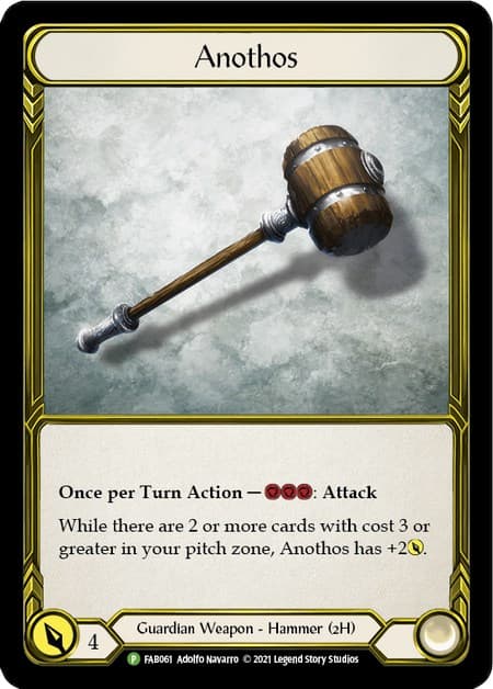 Anothos (Golden) - FAB061 — Flesh and Blood: Promo Cards card