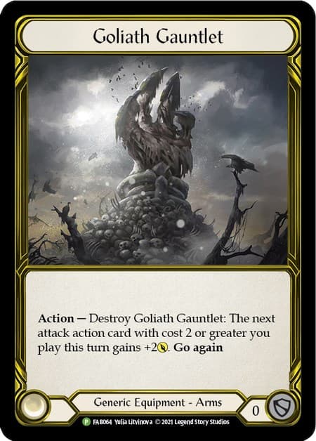 Goliath Gauntlet (Golden) - FAB064 — Flesh and Blood: Promo Cards card