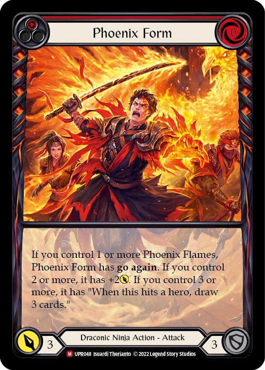 Phoenix Form (Extended Art) — Uprising card