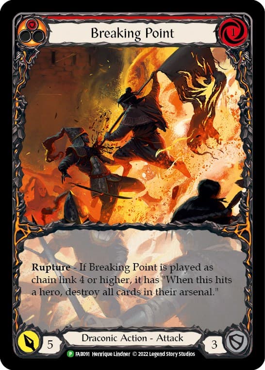 Breaking Point (Extended Art) - FAB091 — Flesh and Blood: Promo Cards card