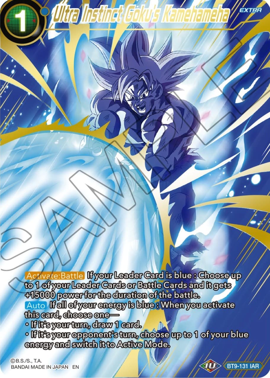 Ultra Instinct Goku's Kamehameha — Theme Selection: History of Son Goku card