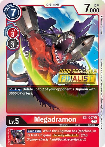 Megadramon (2022 Championship Online Regional) [Online Finalist] — Classic Collection card