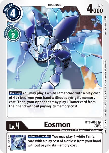 Eosmon - BT6-083 (Tamer Party Vol. 5 Promo) — Double Diamond card
