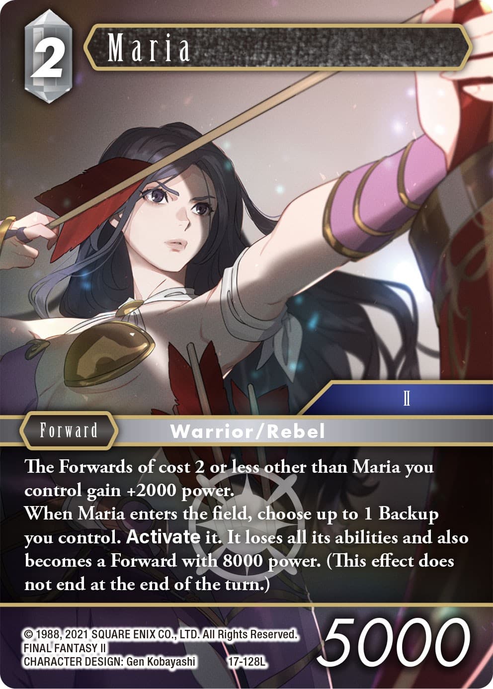 Maria — Rebellion's Call card