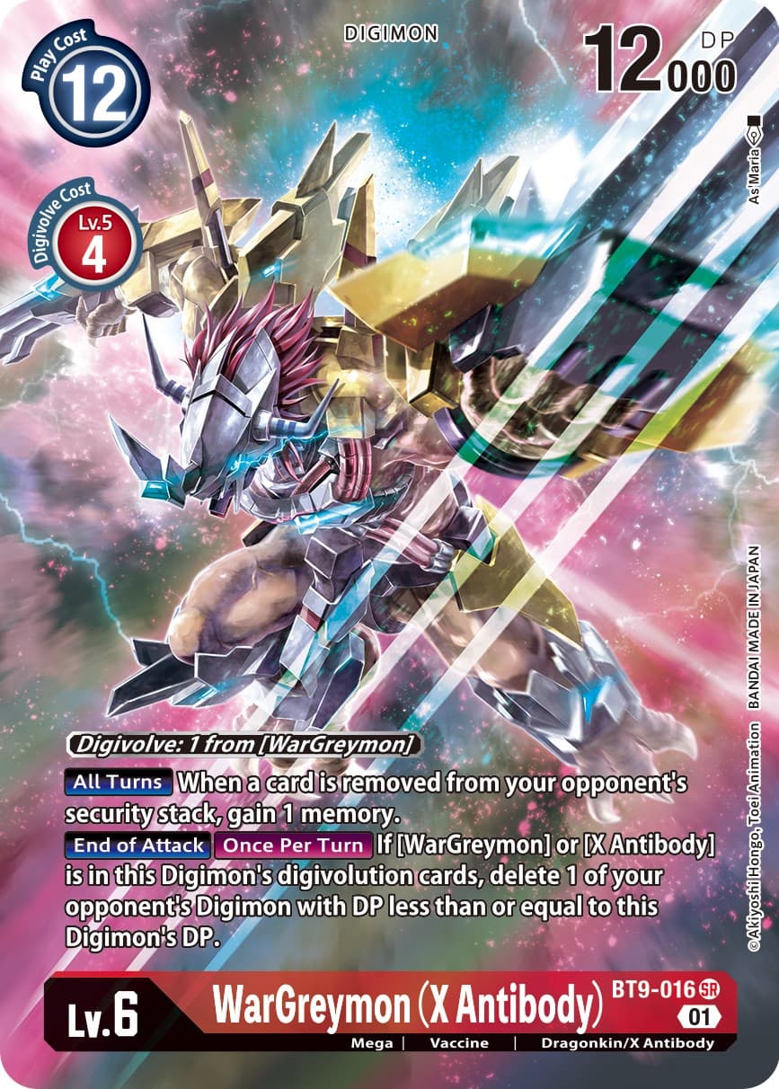 WarGreymon (X Antibody) (Alternate Art) — X Record card